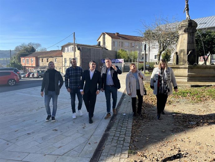 El delegado del Gobierno, Pedro Blanco, durante una visita este jueves