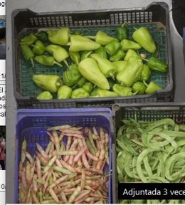 Quisantes y pimientos.