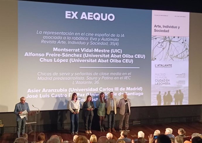 Los premiados en la gala de este miércoles celebrada en la Academia de Cine en Madrid