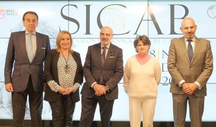 Presentación de la edición del Sicab 2023 en la sede de Caja Rural del Sur en la calle Murillo, en Sevilla.
