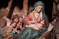 La Navidad llega al Palacio de Cibeles con el tradicional belén compuesto de 200 piezas