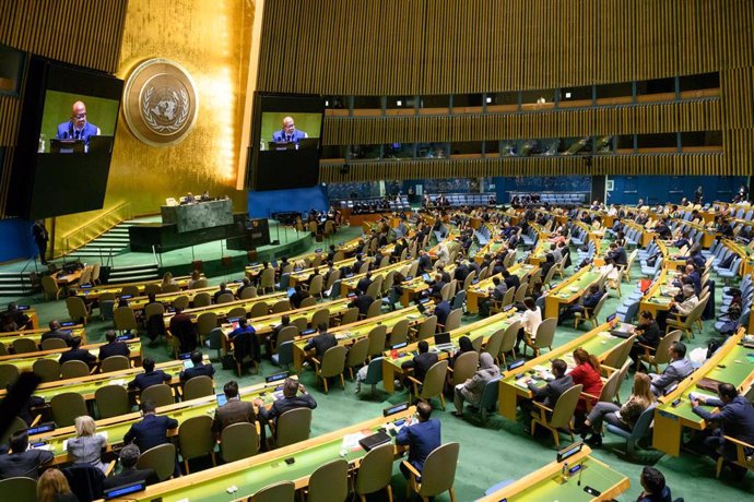 Archivo - Asamblea General de Naciones Unidas.