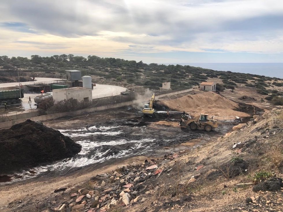 Vertedero de Formentera.