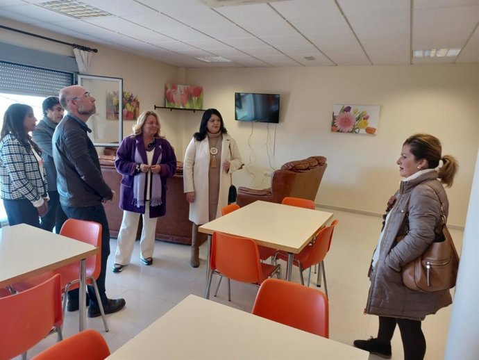 Visita al albergue de temporeros