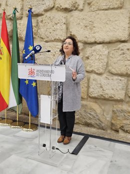 La concejal del PSOE en el Ayuntamiento de Córdoba Alicia Moya.