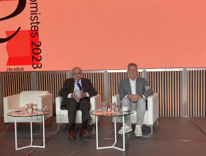 El presidente de Saba, Salvador Alemany, y el ceo de Seat y Cupra, Wayne Griffiths.