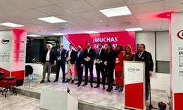 Archivo - Premiados por la AJE Madrid en la XIX edición de los premios 'Joven Empresari@'