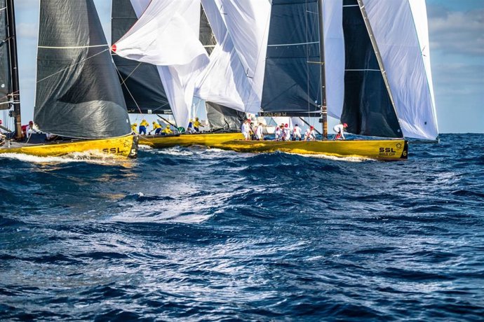 Archivo - Varios barcos durante la Gran Canaria SSL Gold Cup.