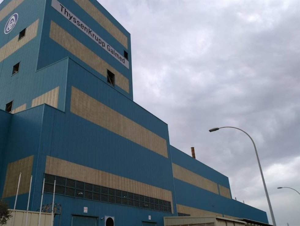 Planta de ThyssenKrupp Galmed en Sagunt (Valencia)