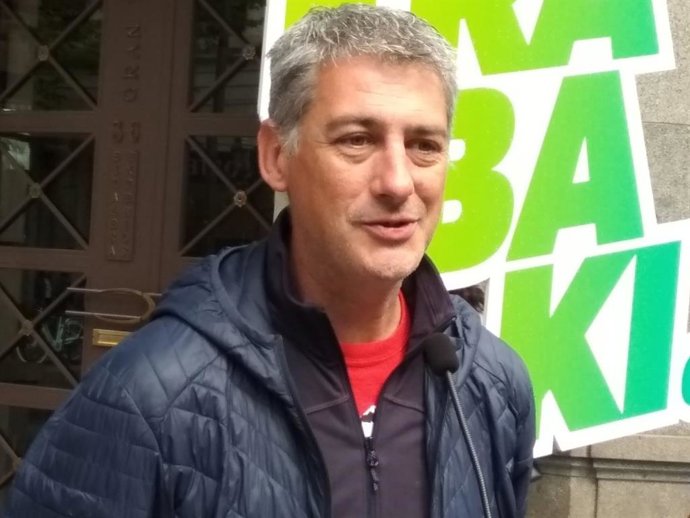Archivo - Oskar Matute, cabeza de lista de EH Bildu al Congreso por Bizkaia