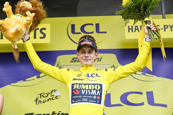 Archivo - Jonas Vingegaard con el Jumbo-Visma