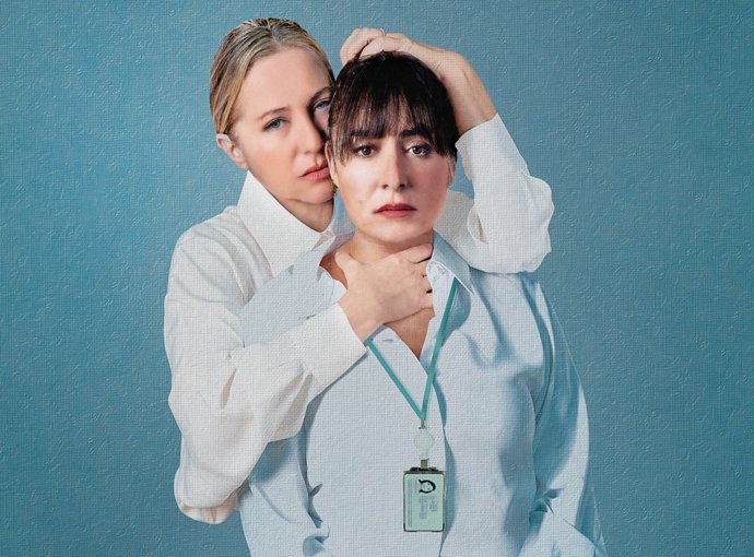 Candela Peña i Pilar Castro en l'obra 'Contraccions'