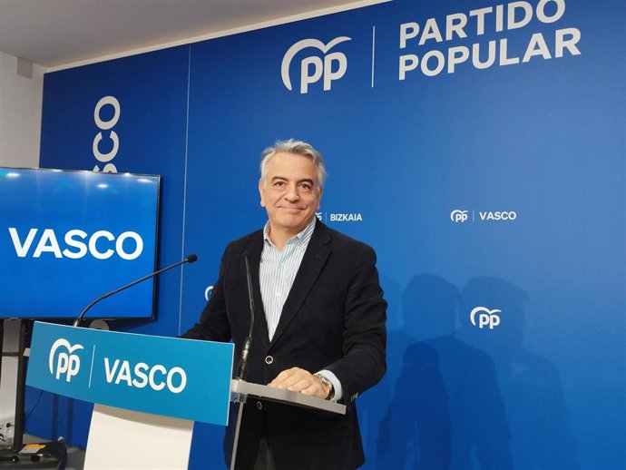 Javier de Andrés, presidente del PP vasco