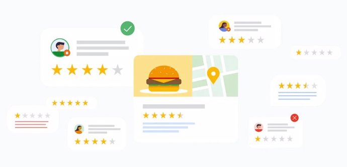 Reseñas y calificaciones en Google Maps