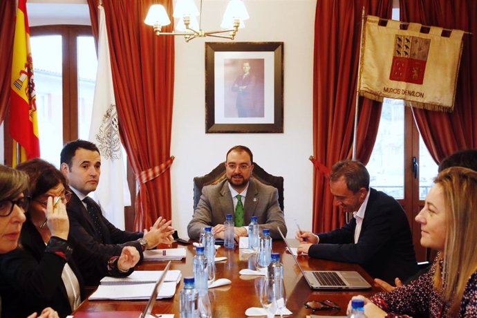 Reunión del Consejo de Gobierno celebrada en Muros.