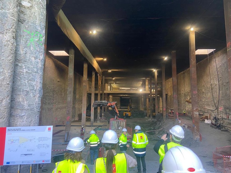 Obras de ampliación de la Línea 3 de Metro de Madrid