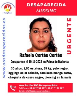 Alerta por la desaparición de una mujer de 30 años desde el domingo en Palma