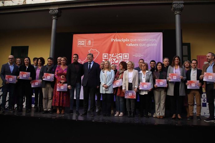 El PSPV-PSOE celebra el acto 'Principis que resisteixen, valors que guien' en el marco del 25N