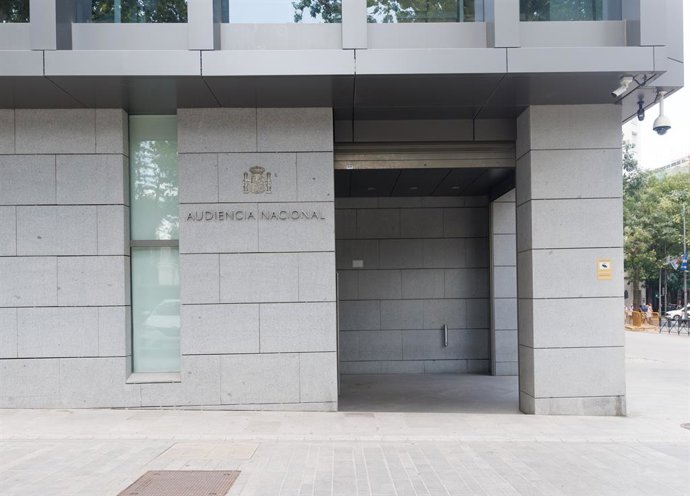 Archivo - Entrada de l'Audincia Nacional
