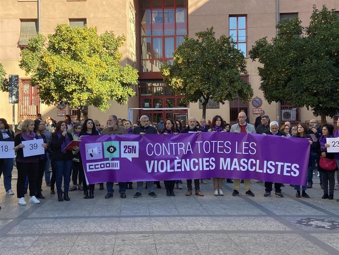 Acto previo de CCOO PV en 25N.
