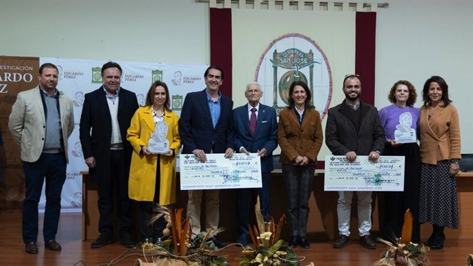 Entrega del V Premio de investigación 'Eduardo Pérez' en Estepa (Sevilla).