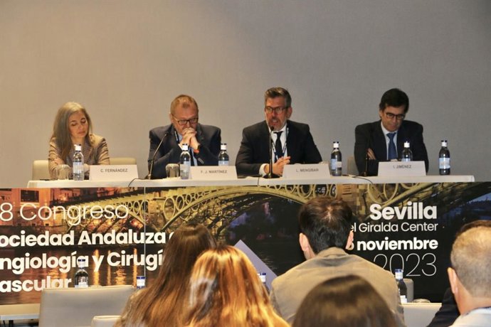 Un momento de la celebración del 38 Congreso de la Sociedad Andaluza de Angiología y Cirugía Vascular.