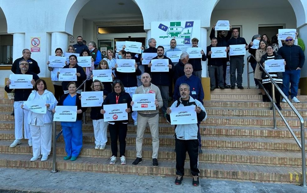 Concentración en el hospital de El Tomillar