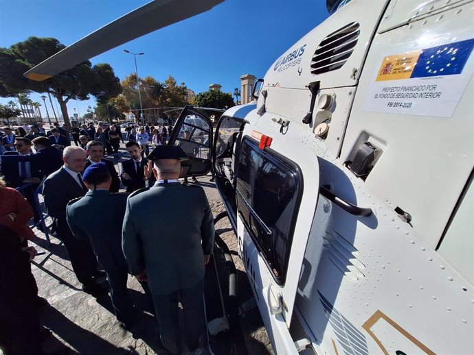 El secretario de Estado de Seguridad, Rafael Pérez, tras la clausura de las III Jornadas de Comunicación de los Fondos de Seguridad Interior, celebradas en Málaga.