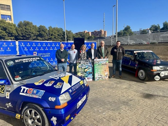 Presentación del doble evento automovilístico en Gádor (Almería).
