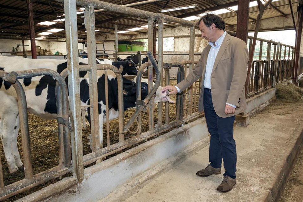Archivo - El Consejero De Desarrollo Rural, Ganadería, Pesca Y Alimentación, Pablo Palencia, Visita El IES La Granja