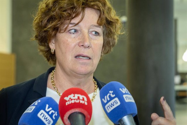 Archivo - La vice primera ministra de Bélgica, Petra de Sutter