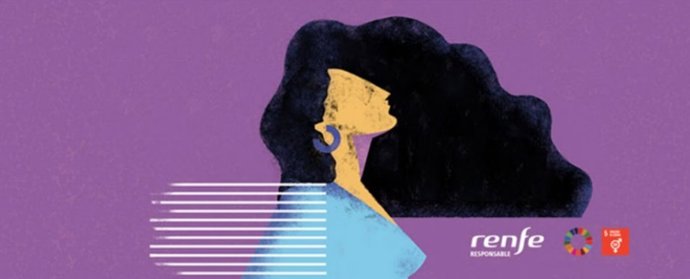 Campaña de sensibilización de Renfe por el Día de la Eliminación de la Violencia Contra la Mujer