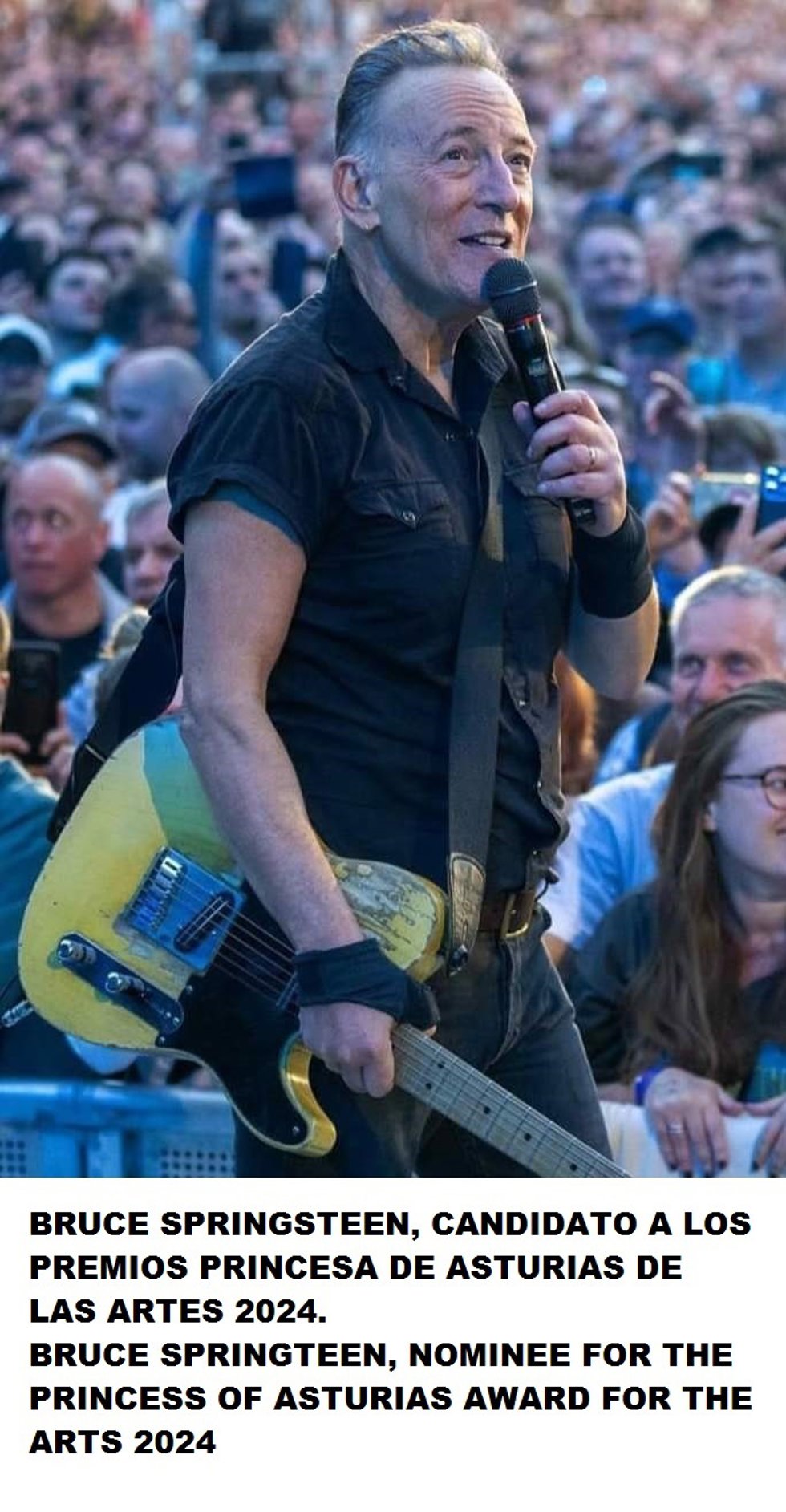 Peralejos Vuelve A Presentar La Candidatura De Bruce Springsteen Al Premio Princesa De Asturias