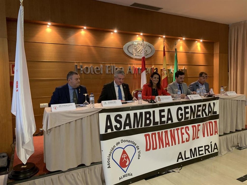Foto realizada durante la Asamblea anual de Donantes de Vida.