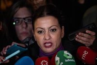 Sira Rego en la marcha de la Comisión 8M por el 25N: "La lucha contra la violencia de las mujeres une a todas"