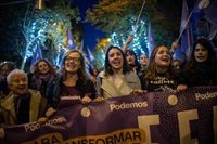 Irene Montero reivindica el 25N el compromiso "sin fisuras" con los derechos de todas las mujeres, también las trans