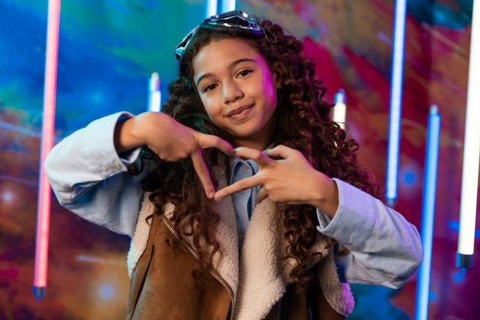 La valenciana Sandra Valero representa esta tarde a España en Eurovisión Junior 2023.