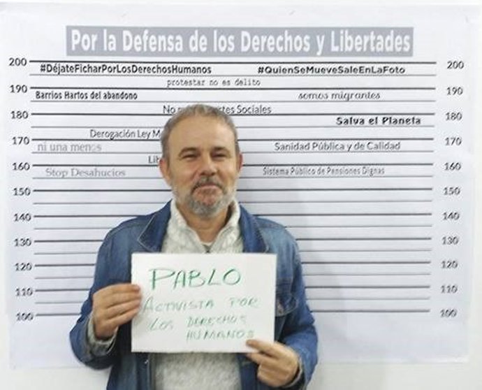 Pablo Fernández, histórico militante de la Asociación Pro Derechos Humanos de Andalucía fallecido este sábado.