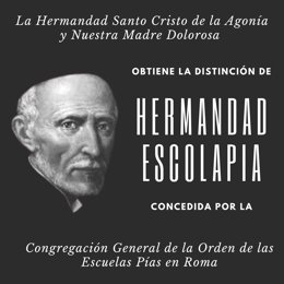 La Hermandad de Barbastro obtiene la distinción de la Congregación General de la Orden de las Escuelas Pías en Roma.