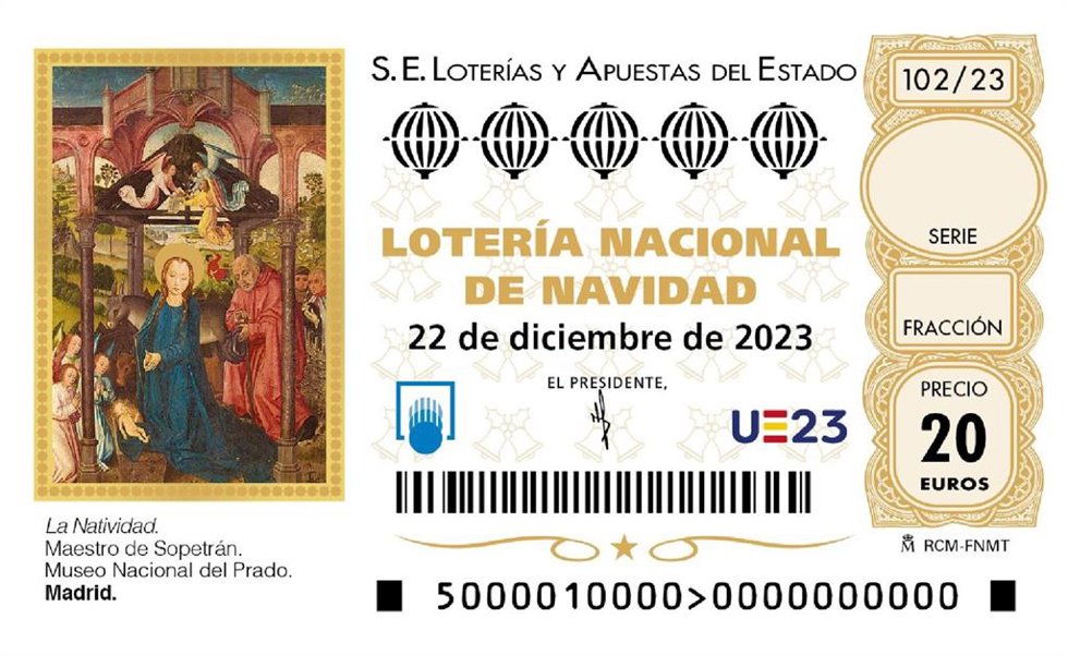 El Sorteo de Lotería de Navidad 2023 repartirá el 22 de diciembre 2.590 millones de euros en premios, 70 millones más