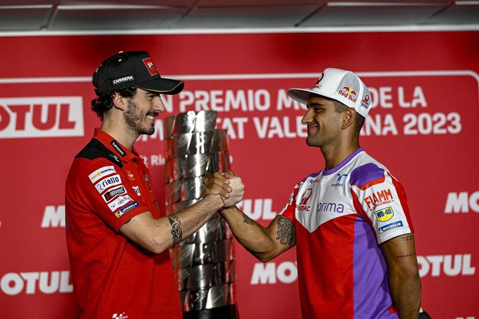 Francesco Bagnaia y Jorge Martín