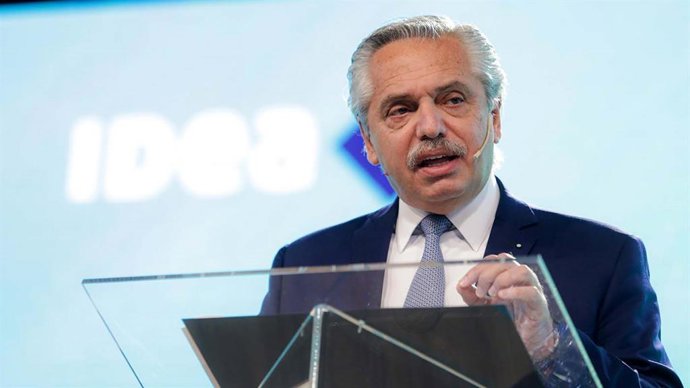 Archivo - Argentina.- Votó el presidente Alberto Fernández