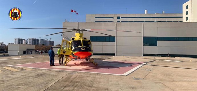 Helicóptero del Consorcio Provincial de Bomberos de Valencia