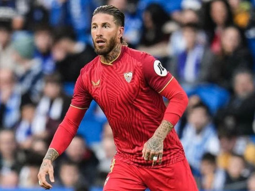Sergio Ramos en una imagen compartida en redes sociales tras su expulsión frente a la Real Sociedad