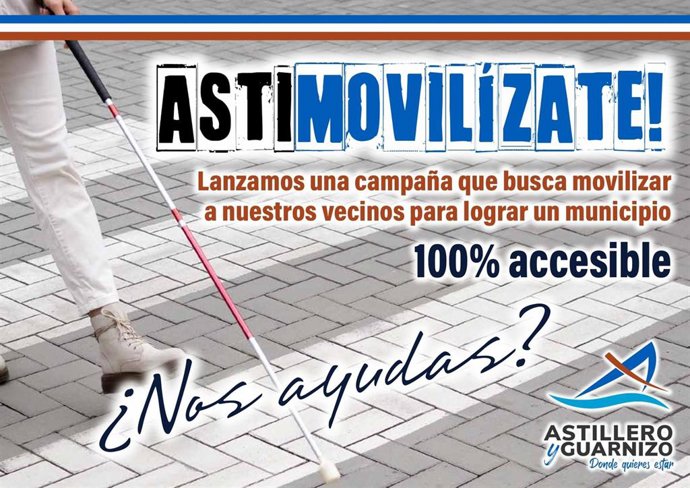 Cartel de la campaña Astimovilízate