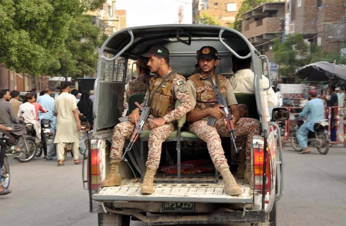 Archivo - Patrulla de las fuerzas de seguridad de Pakistán, imagen de archivo.