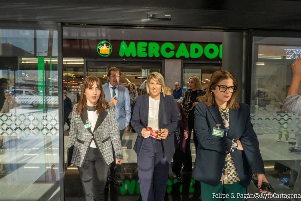 Imagen de la inauguración de Mercadona en el Centro Comercial La Rambla de Cartagena