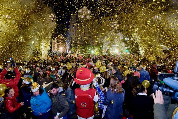 Archivo - Encendido navideño 2018