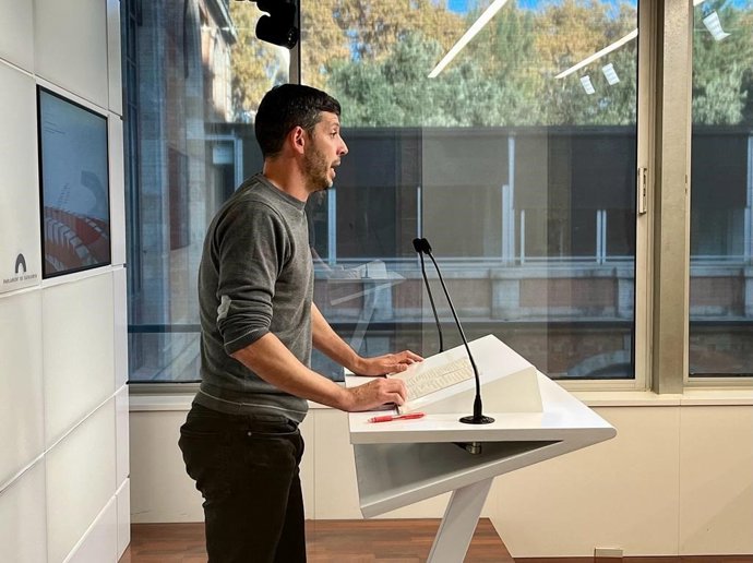 El diputat de la CUP al Parlament Xavier Pellicer