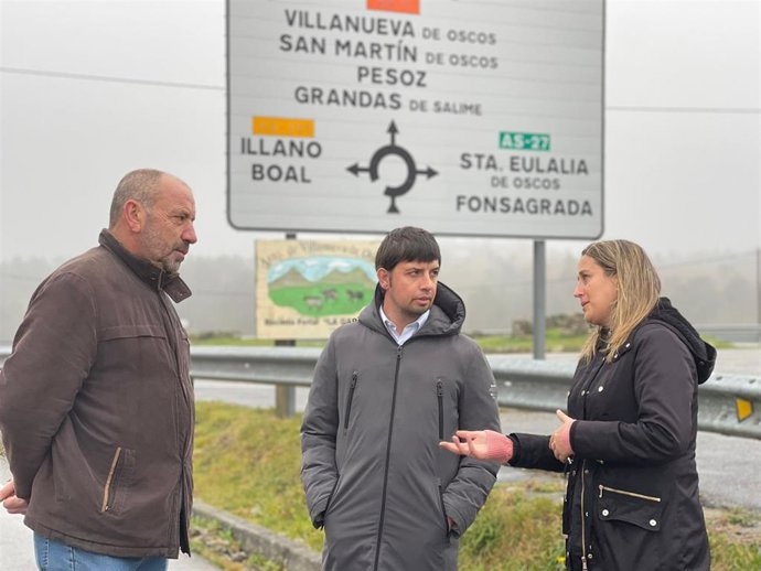 Cristina Vega visita la AS-394.